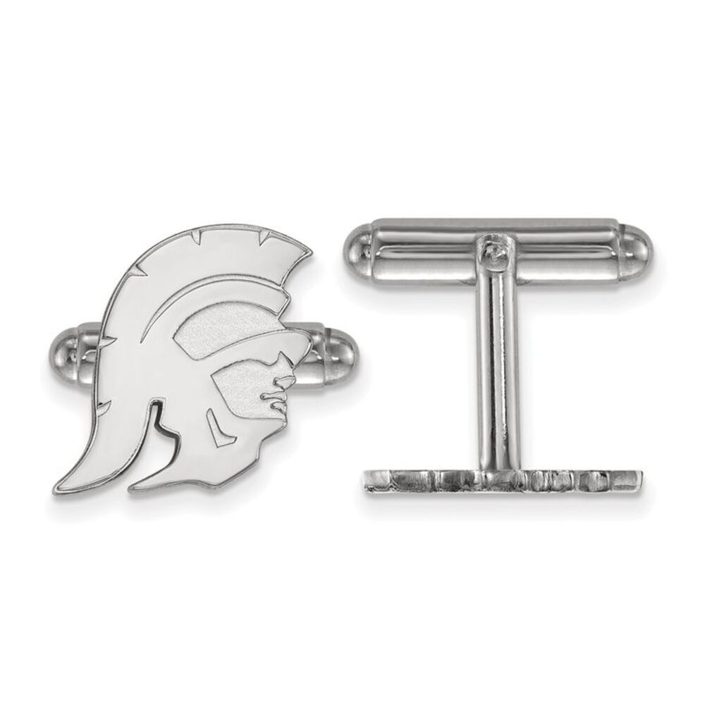 Sterling Silver USC Trojans NCAA Cuff Links